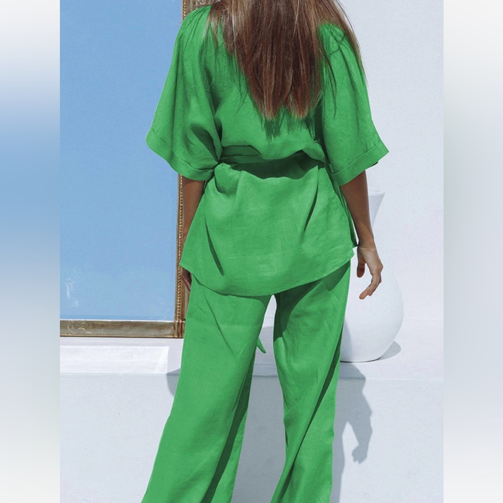 New Linen Summer Set - Picture 3 of 3